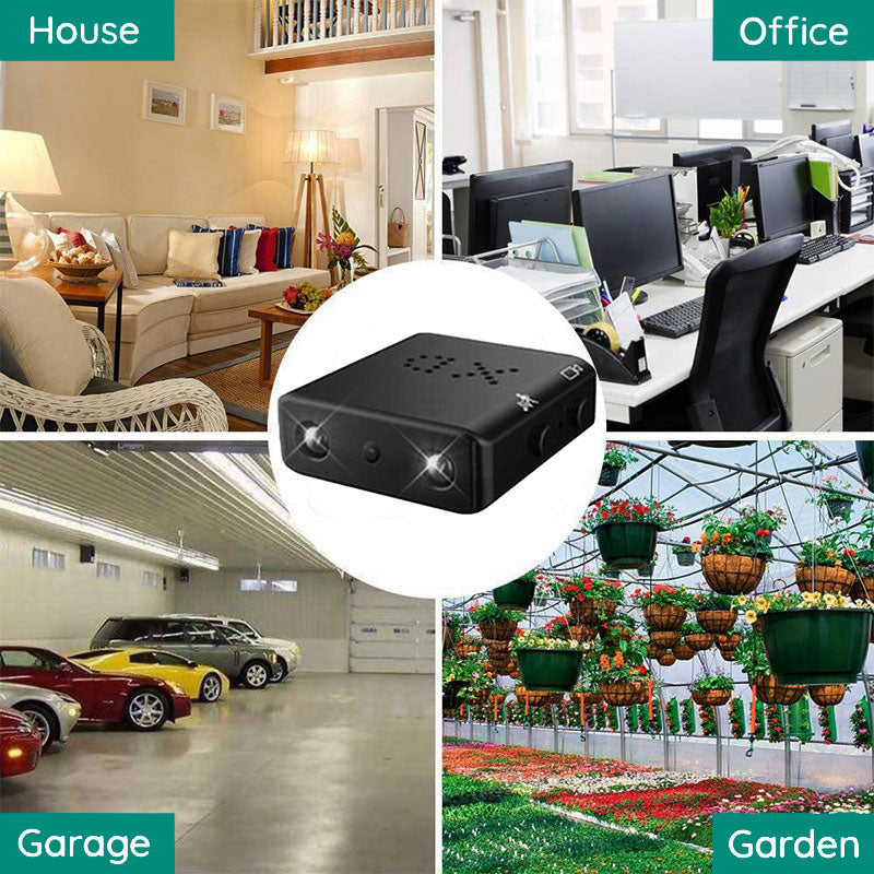 Micro-caméra vidéo HD avec Wi‑Fi et audio