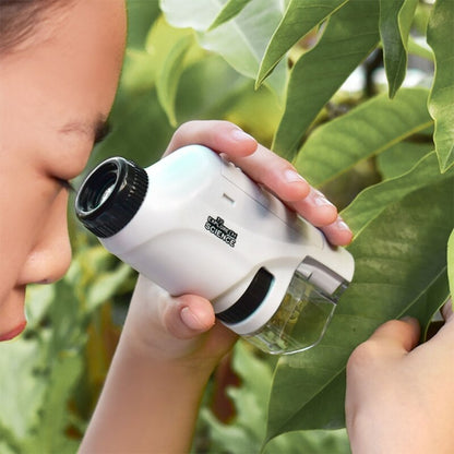 Microscope de poche à LED pour enfants curieux