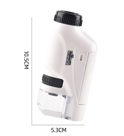 Microscope de poche à LED pour enfants curieux
