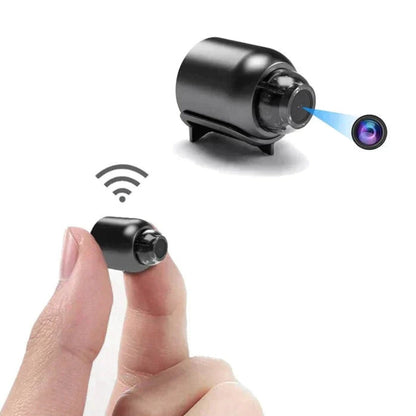 Mini caméra de sécurité Wi‑Fi avec alertes en temps réel et vision nocturne