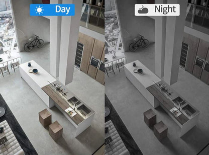 Mini caméra de sécurité Wi‑Fi avec vision nocturne, caméra de surveillance