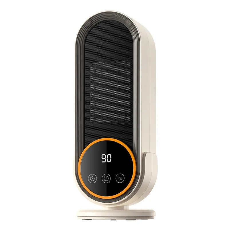 Mini chauffage d’appoint en céramique compact avec télécommande