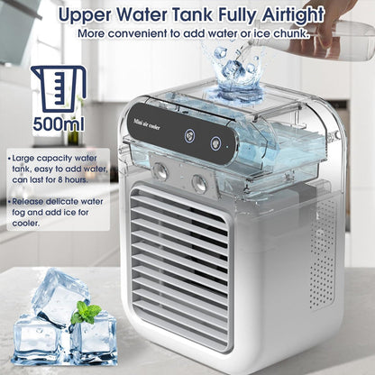 Mini climatiseur portable avec fonction de refroidissement et d’humidification