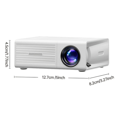 Mini projecteur HD portable – 3000 lumens pour la maison et l'extérieur