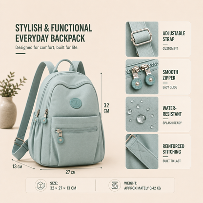 Mini sac à dos décontracté en nylon