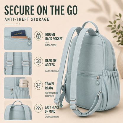 Mini sac à dos décontracté en nylon