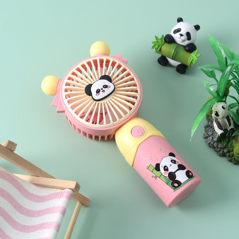 Mini ventilateur portable pour femme au design panda mignon