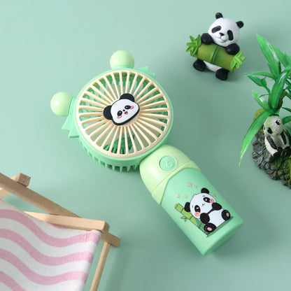 Mini ventilateur portable pour femme au design panda mignon