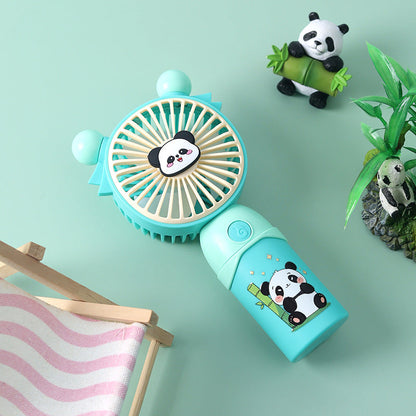 Mini ventilateur portable pour femme au design panda mignon