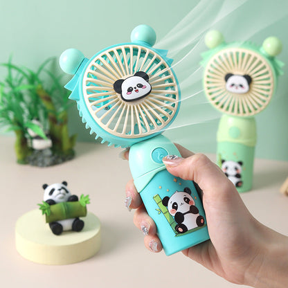 Mini ventilateur portable pour femme au design panda mignon
