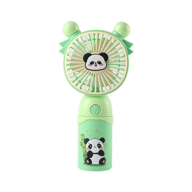 Mini ventilateur portable pour femme au design panda mignon