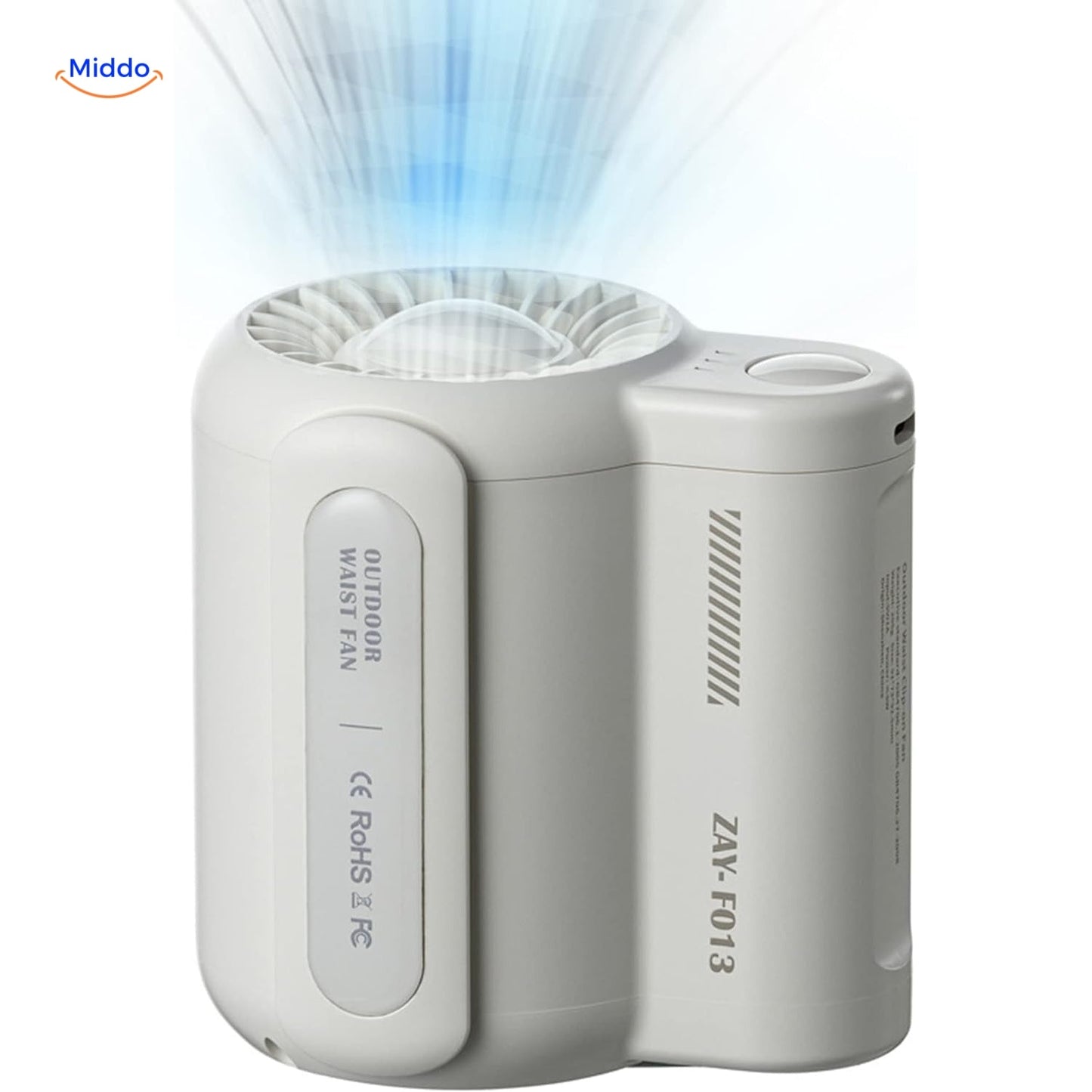 Mini-ventilateur puissant à double clip pour la randonnée, le camping et plus encore