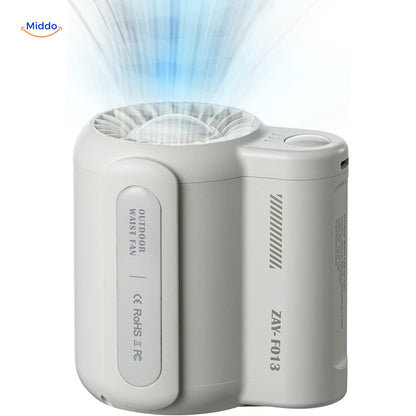 Mini-ventilateur puissant à double clip pour la randonnée, le camping et plus encore