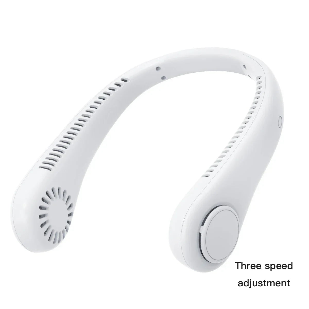 Mini ventilateur tour de cou sans pales avec affichage numérique, refroidisseur d’air pour le cou rechargeable par USB, refroidissement mains libres