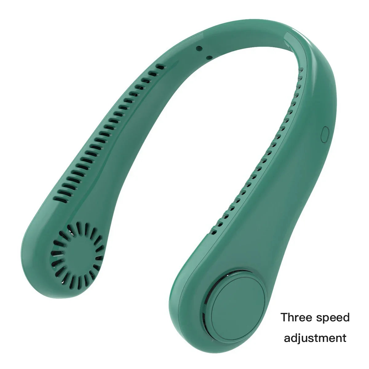 Mini ventilateur tour de cou sans pales avec affichage numérique, refroidisseur d’air pour le cou rechargeable par USB, refroidissement mains libres