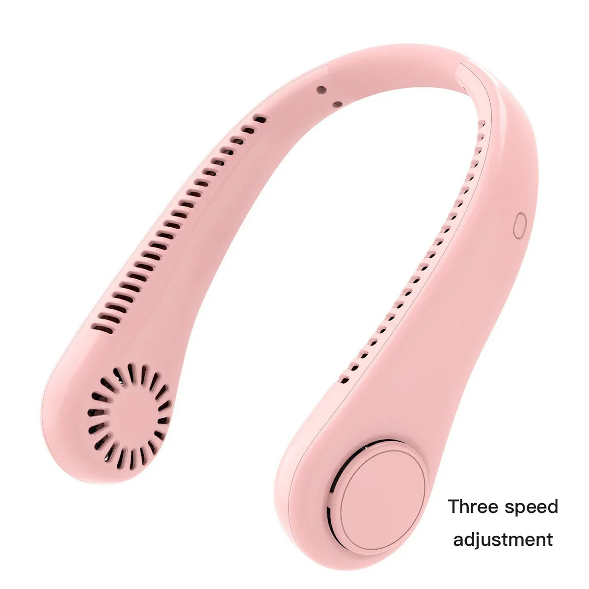 Mini ventilateur tour de cou sans pales avec affichage numérique, refroidisseur d’air pour le cou rechargeable par USB, refroidissement mains libres
