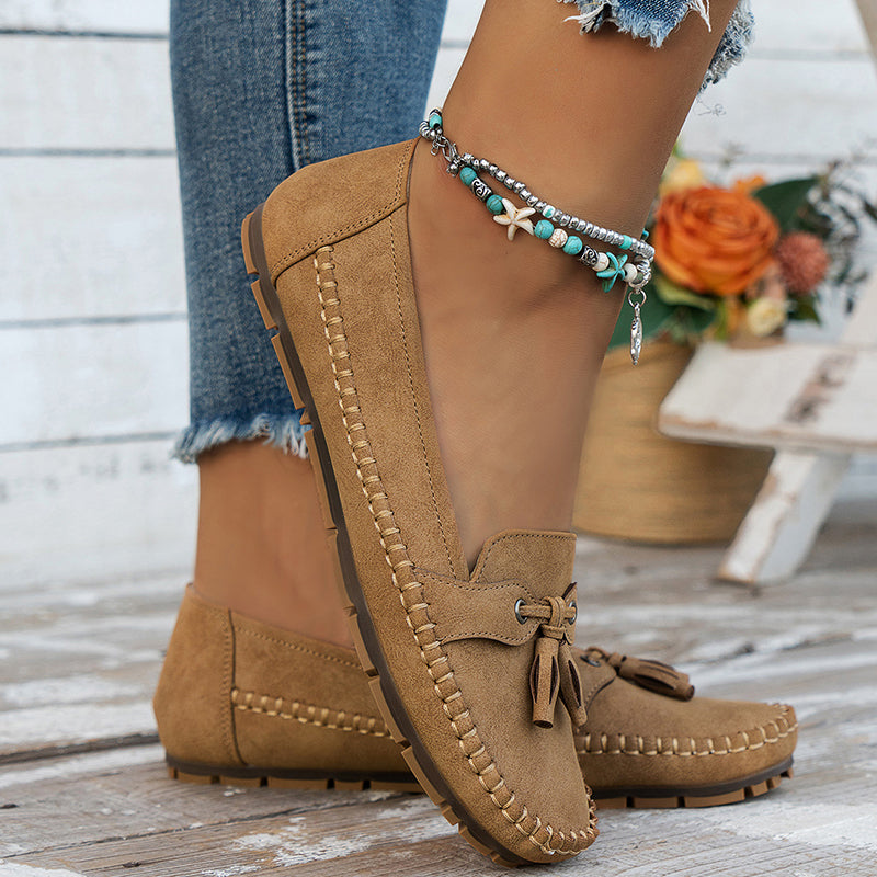Mocassins classiques à enfiler pour femme