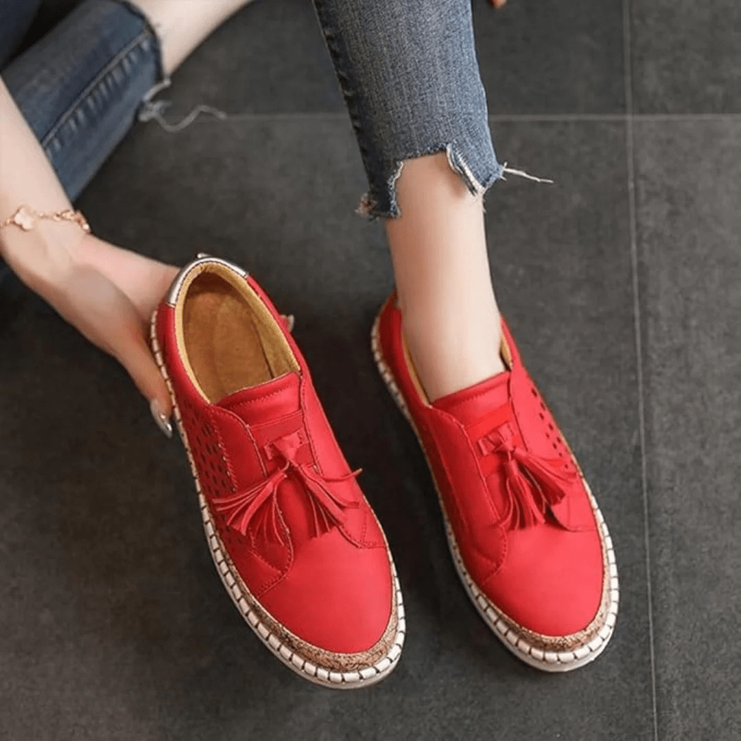 Mocassins femme à enfiler
