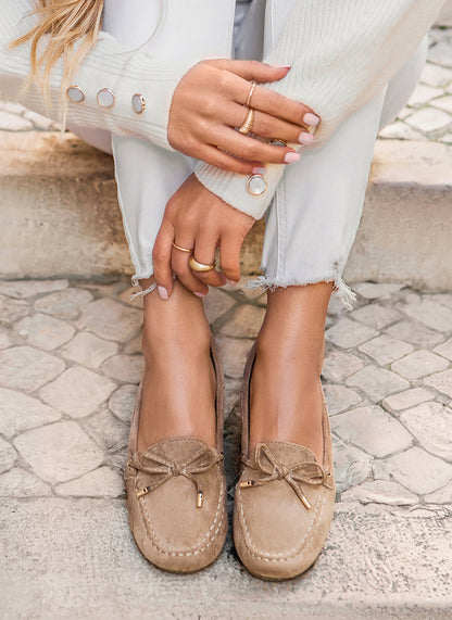 Mocassins kaki d’automne