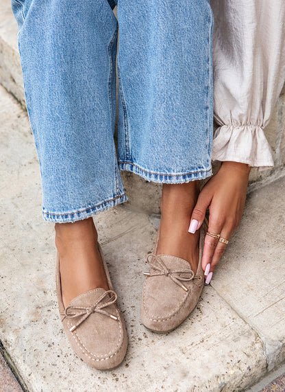 Mocassins kaki d’automne