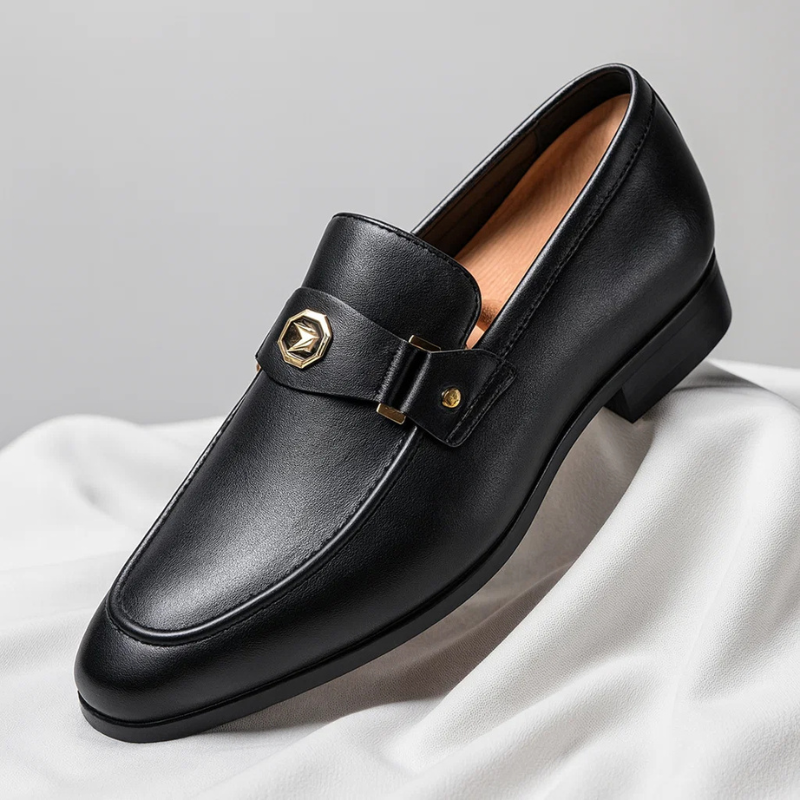 Mocassins orthopédiques à boucle pour homme