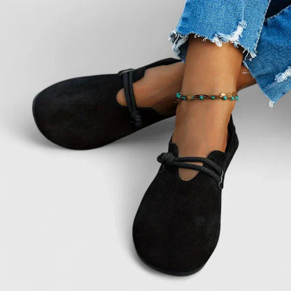 Mocassins orthopédiques pour femme avec détail en corde