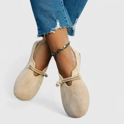 Mocassins orthopédiques pour femme avec détail en corde