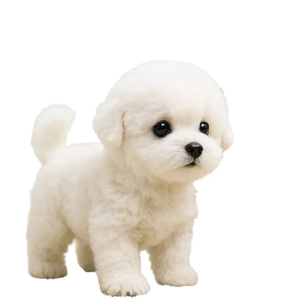 Modèle de chiot réaliste avec mouvements et sons vivants