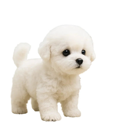 Modèle de chiot réaliste avec mouvements et sons vivants