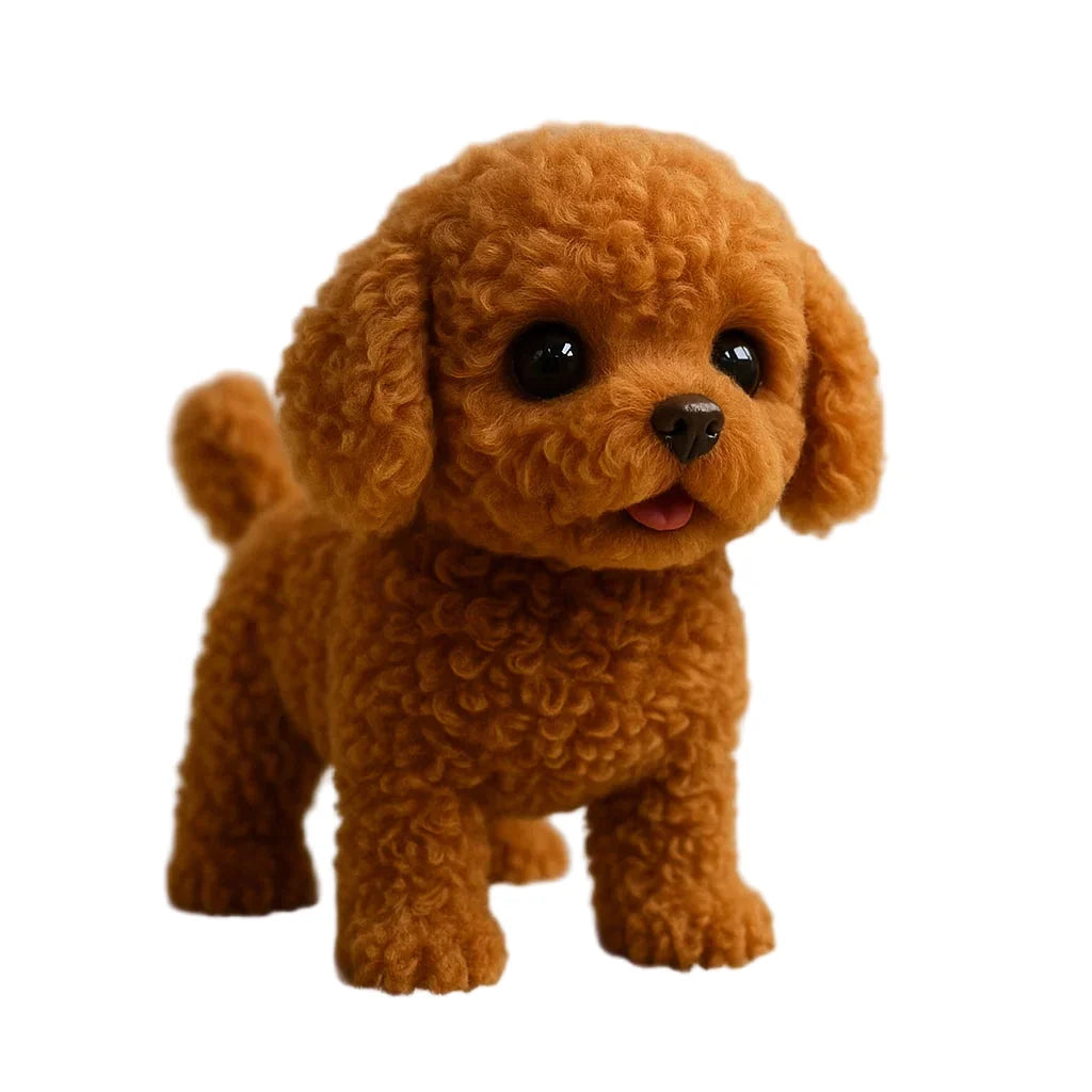 Modèle de chiot réaliste avec mouvements et sons vivants