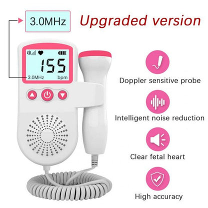 Moniteur doppler fœtal portable pour les mamans
