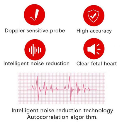 Moniteur doppler fœtal portable pour les mamans