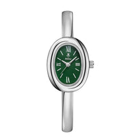 Montre bracelet jonc ovale élégante: moderne et classique
