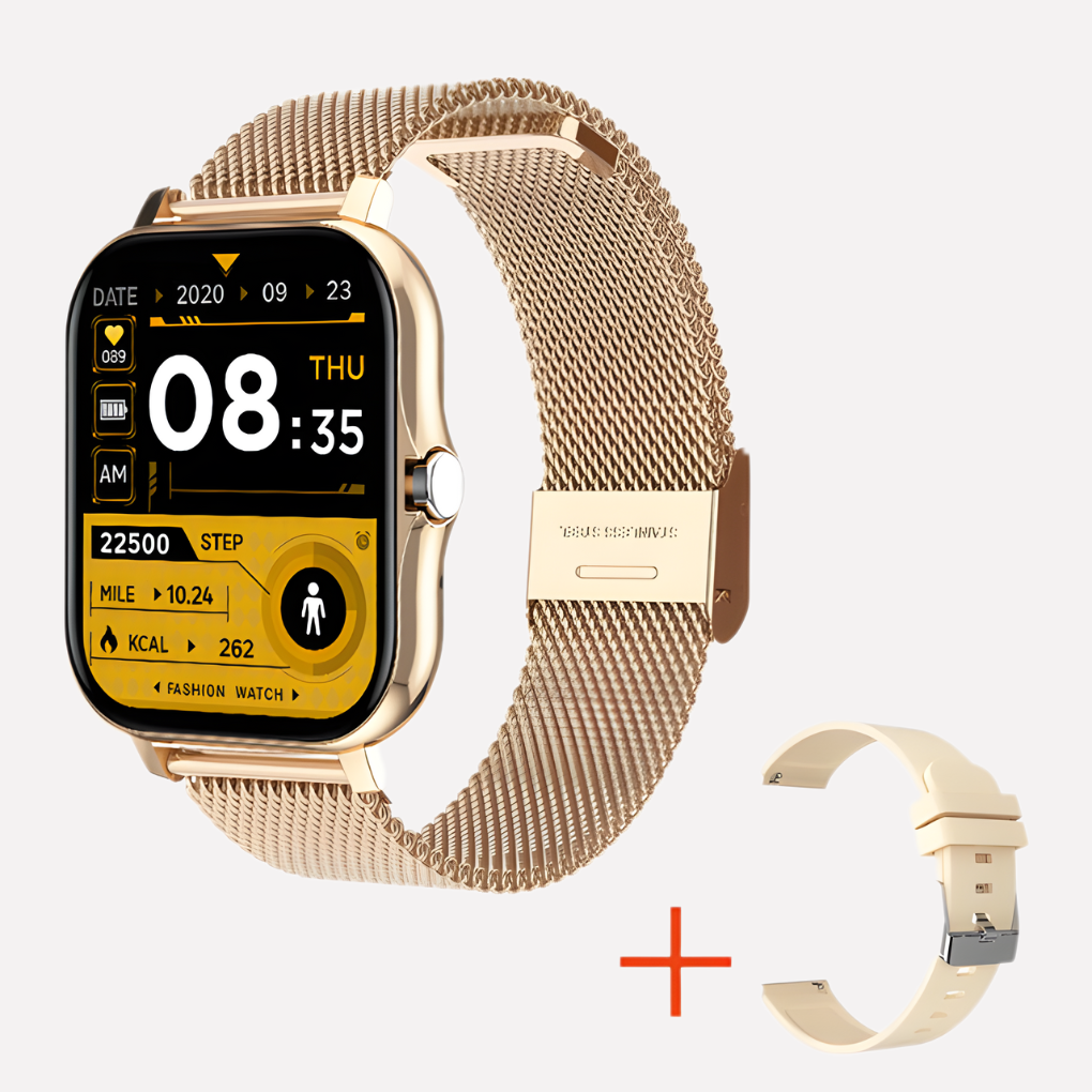 Montre connectée avec GPS et bouton SOS