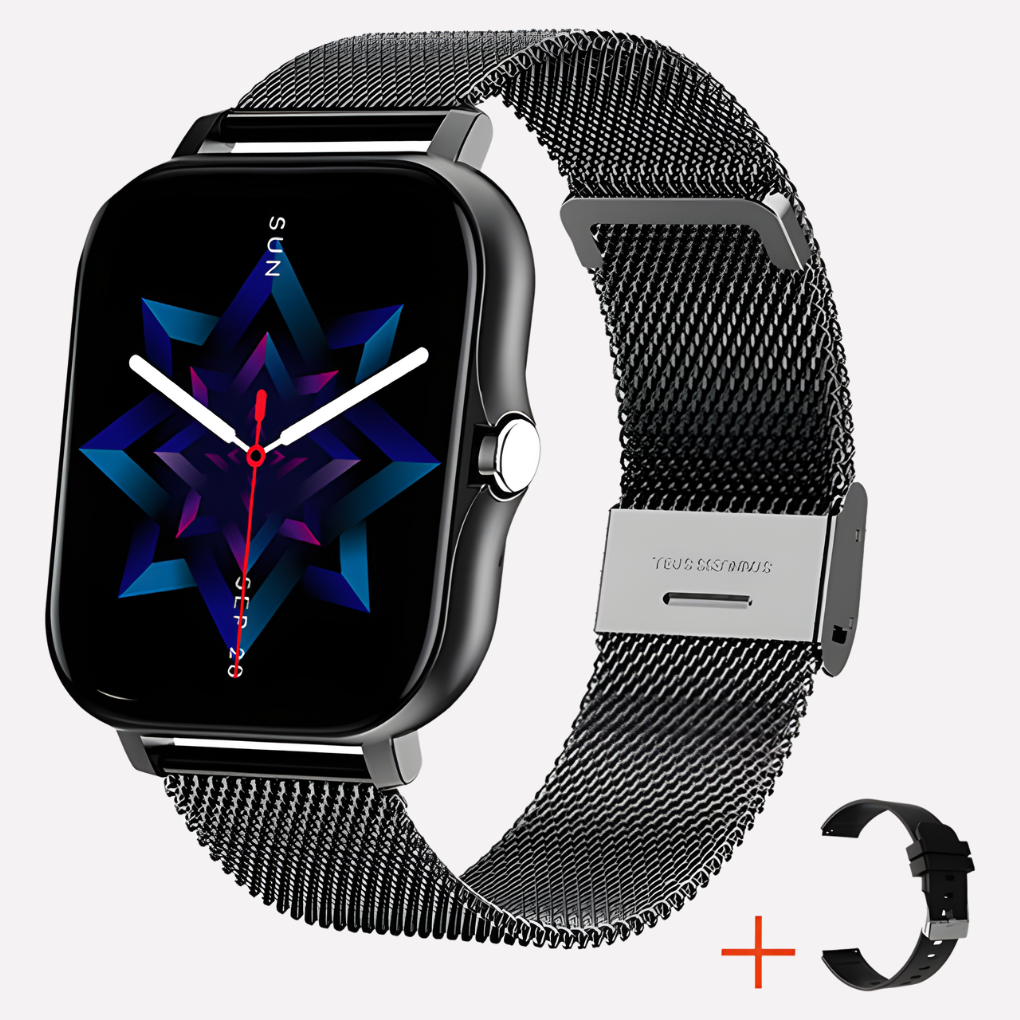 Montre connectée avec GPS et bouton SOS
