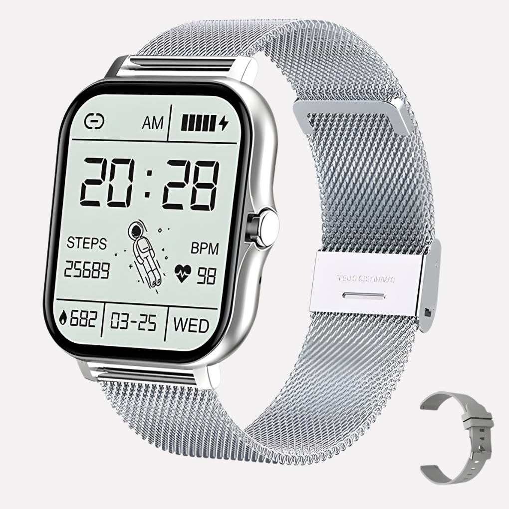 Montre connectée avec GPS et bouton SOS