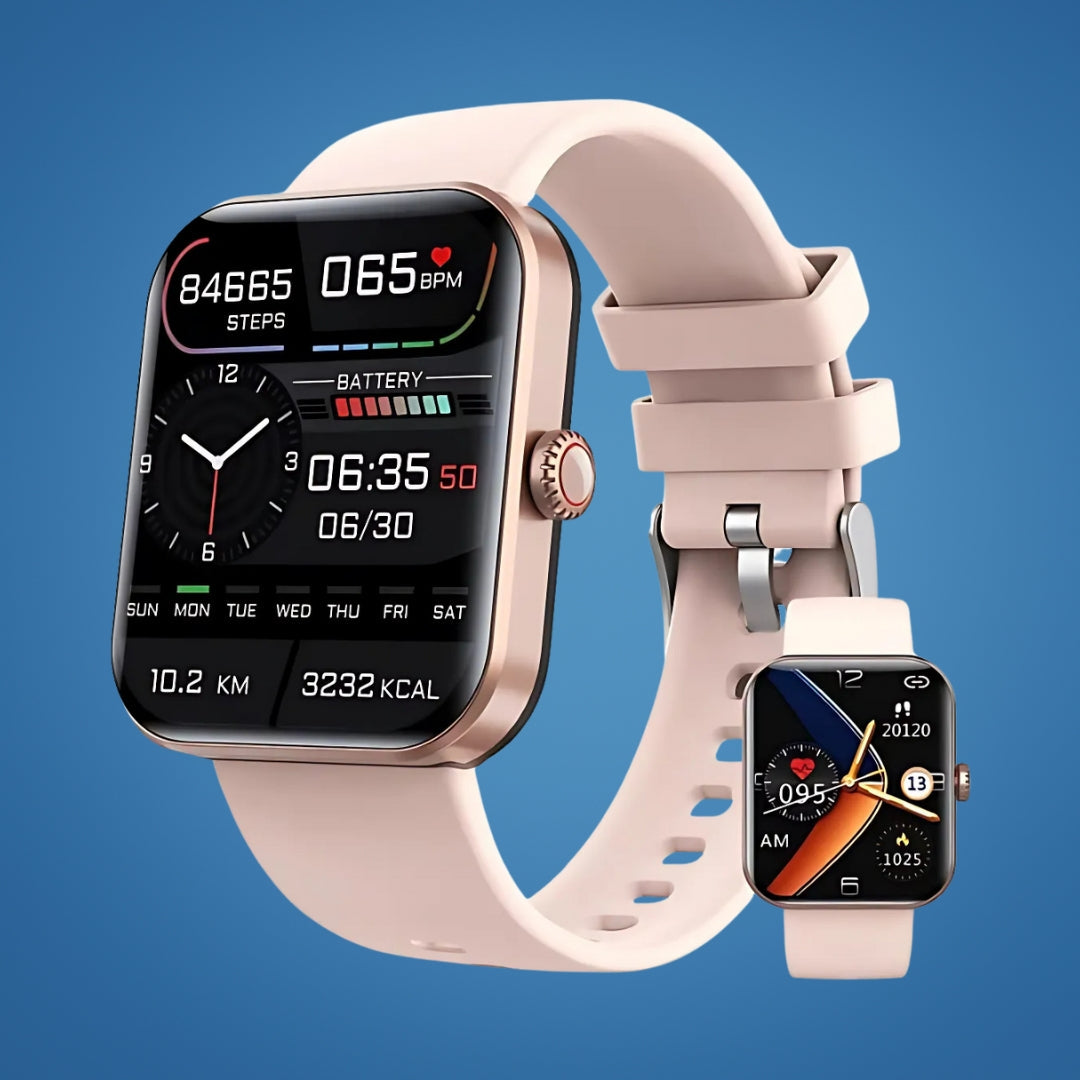 Montre connectée de glycémie non invasive – suivi en temps réel, suivi des tendances et alertes personnalisées