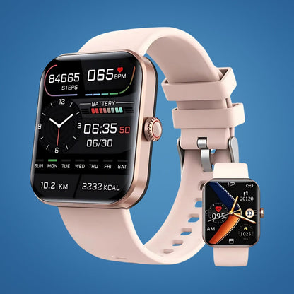 Montre connectée de glycémie non invasive – suivi en temps réel, suivi des tendances et alertes personnalisées