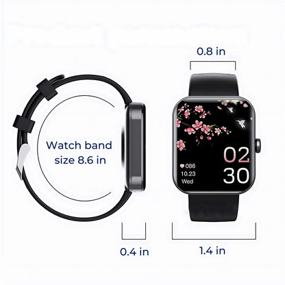 Montre connectée de glycémie non invasive – suivi en temps réel, suivi des tendances et alertes personnalisées