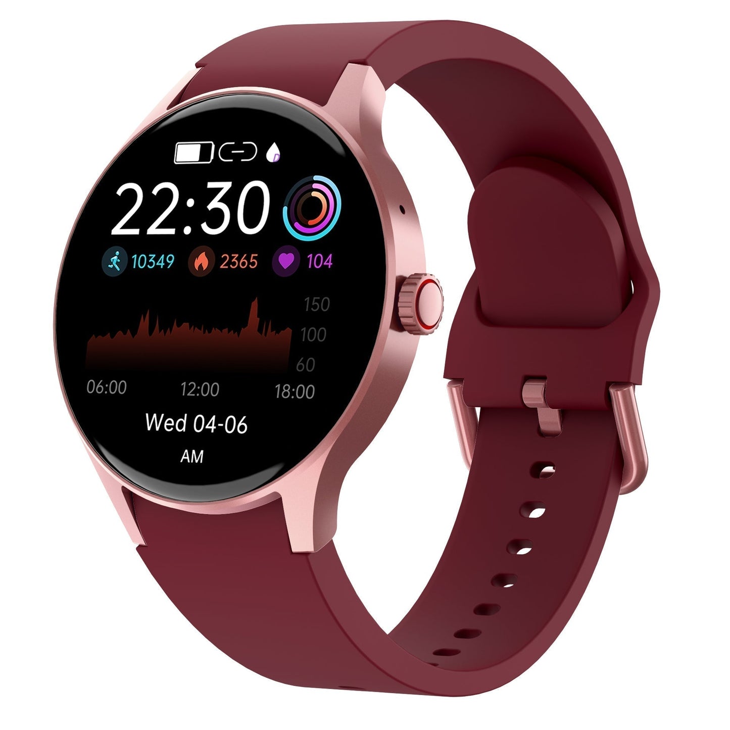 Montre connectée étanche avec suivi de la glycémie, de la tension artérielle, de l’oxygène sanguin et du sommeil