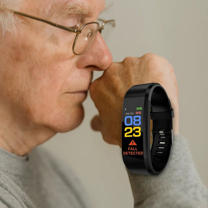 Montre connectée pour seniors – détection des chutes – suivi de santé – traceur GPS – sécurité des seniors