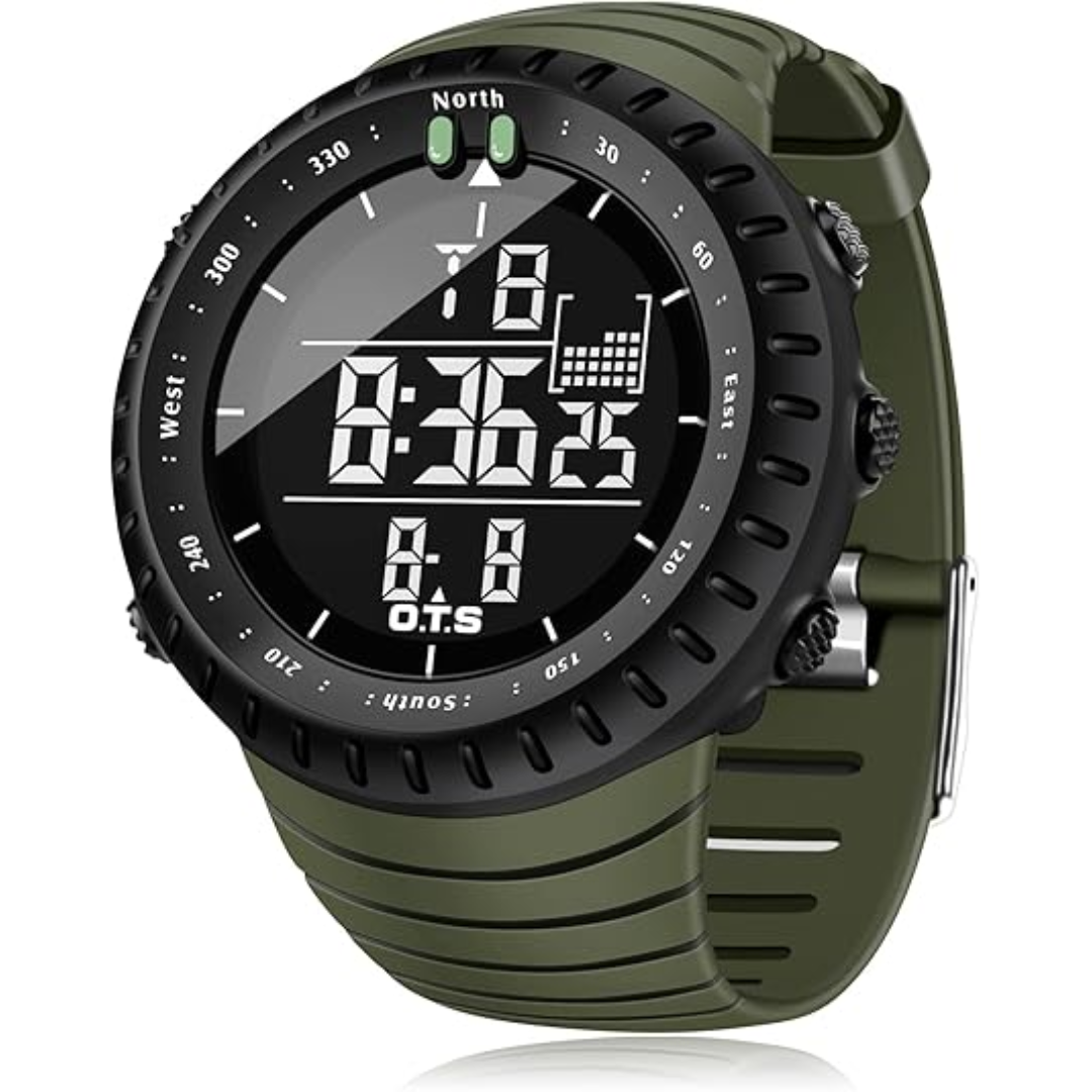 Montre de sport digitale étanche pour homme