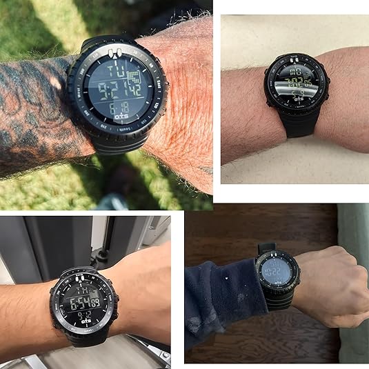 Montre de sport digitale étanche pour homme