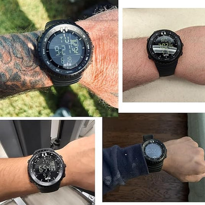 Montre de sport digitale étanche pour homme