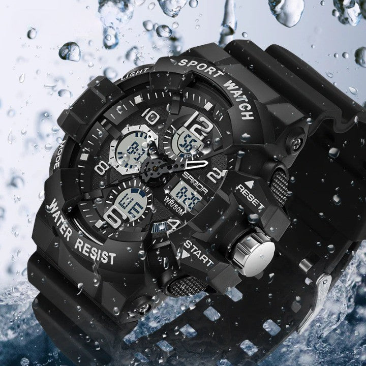 Montre numérique militaire étanche haute résistance