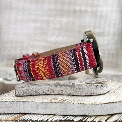Montres à motif arc-en-ciel multicolore
