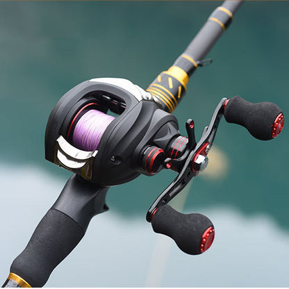 Moulinet de pêche baitcasting ultraléger – lancers fluides à longue distance