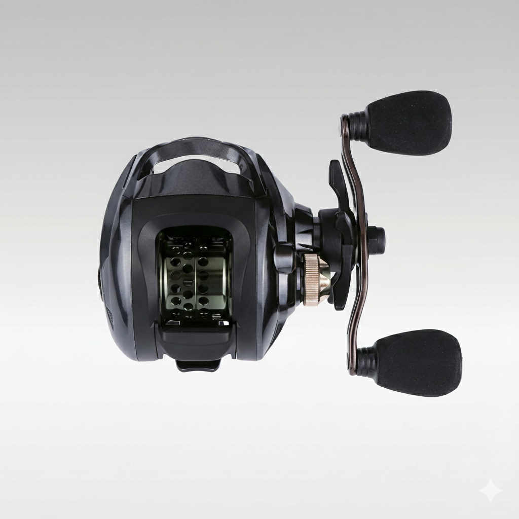 Moulinet de pêche baitcasting ultraléger – lancers fluides à longue distance