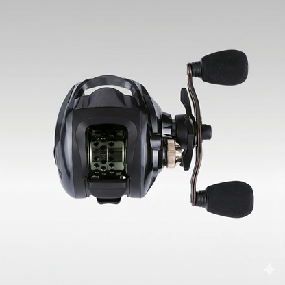 Moulinet de pêche baitcasting ultraléger – lancers fluides à longue distance