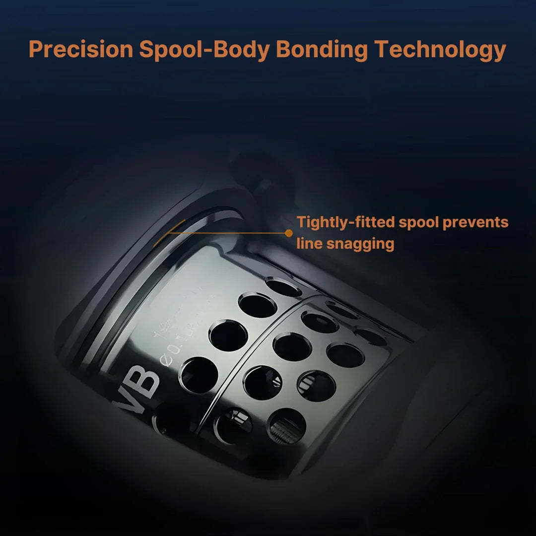 Moulinet de pêche baitcasting ultraléger – lancers fluides à longue distance